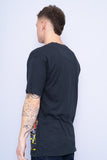 Polera Print negro dodge x reason Talla L 3