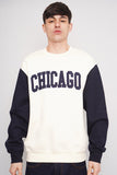 Poleron crema new york popular Talla XL