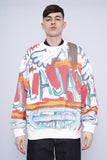 Poleron multicolor h&m Talla L 1