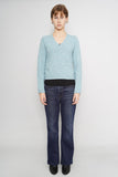 Sweater celeste Calvin Klein Talla S 4