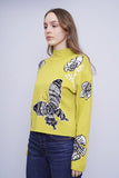 Sweater verde limón INDUSTRY Talla S 2
