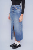 Falda denim celeste REFORMATION JEANS Talla TU Image 1