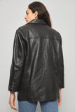 Chaqueta cuero  negro guess talla S 922