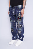 Jeans denim azul sosoo Talla 38 2
