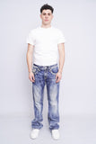 Jeans denim celeste rock revival Talla 33 4