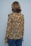 Blusa Multicolor t tahari Talla TU Image 2