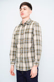 Camisa escocesa beige Carhartt Talla M Image 1