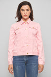 Chaqueta denim  rosado lauren talla L 164