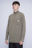 Polera verde Carhartt Talla L 2