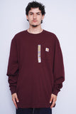 Polera burdeo Carhartt Talla L 1