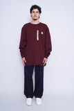 Polera burdeo Carhartt Talla L 4