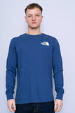 Polera azul the north face Talla M 1