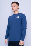 Polera azul the north face Talla M 2