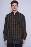 Camisa escocesa verde nautica Talla XL 1