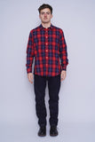 Camisa escocesa roja Tommy Hilfiger Talla L 4