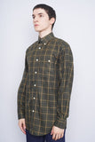 Camisa escocesa verde orvis Talla S 2