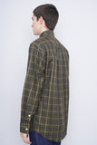 Camisa escocesa verde orvis Talla S 3