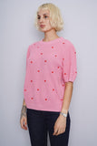 Sweater rosado lucky brand Talla L 2