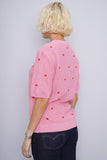 Sweater rosado lucky brand Talla L 3
