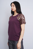 Sweater morado Tory Burch Talla M 2