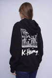 Poleron negro hym x keith haring Talla M 3