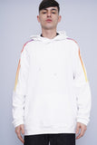 Poleron blanco ADIDAS Talla L 1