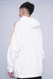 Poleron blanco ADIDAS Talla L 3