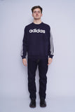 Poleron azul ADIDAS Talla L 4