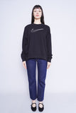 Poleron negro nike Talla L 4