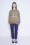 Poleron verde olivo nike Talla M 4