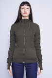 Poleron verde olivo LULULEMON Talla TU 1