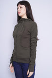 Poleron verde olivo LULULEMON Talla TU 2