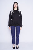 Poleron negro/blanco ADIDAS Talla M 4