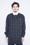 Poleron escocesa verde POLO BY RALPH LAUREN Talla 1