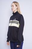 Poleron negro/crema ADIDAS Talla XL 2