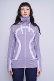 Poleron bicolor lila LULULEMON Talla 8 1
