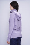 Poleron bicolor lila LULULEMON Talla 8 3