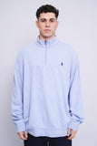 Poleron celeste Polo Ralph Lauren Talla XL 1