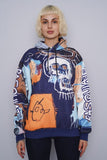 Poleron multicolor jean-michel basquiat + members 1