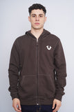 Poleron café true religion Talla L 1