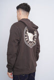 Poleron café true religion Talla L 3