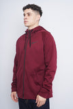 Poleron burdeo nike Talla L 2