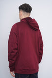 Poleron burdeo nike Talla L 3