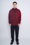 Poleron burdeo nike Talla L 4