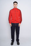 Poleron rojo/negro ADIDAS Talla S 4