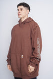 Poleron café Carhartt Talla XL 2