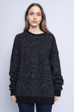 Poleron bicolor negro/gris STADIUM GOODS Talla L 1