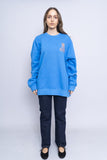Poleron azul cielo NIKE Talla XL 4