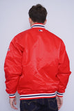 Bomber rojo authentic by majestic Talla M 3