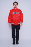 Bomber rojo authentic by majestic Talla M 4